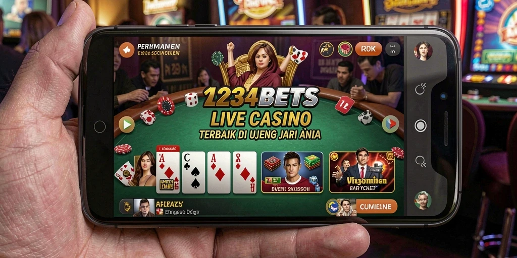 Tampilan gameplay menarik di 1234BETS Live Casino.