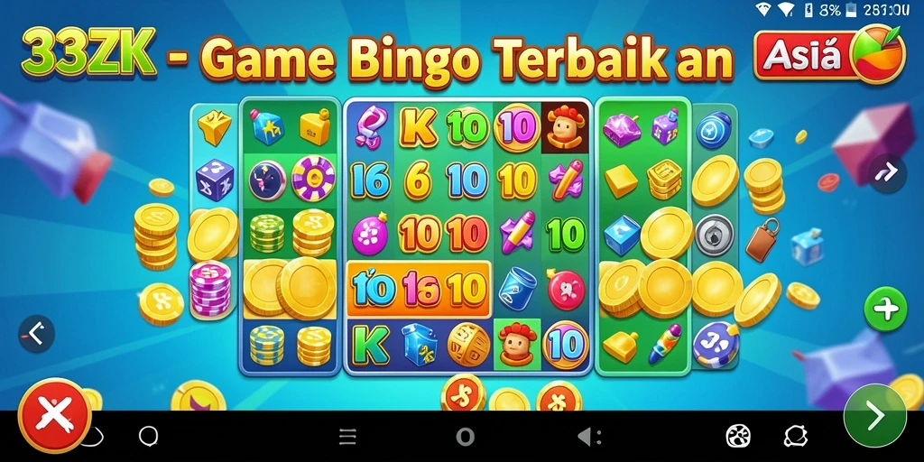 Screenshot gameplay Bingo yang seru dan interaktif.