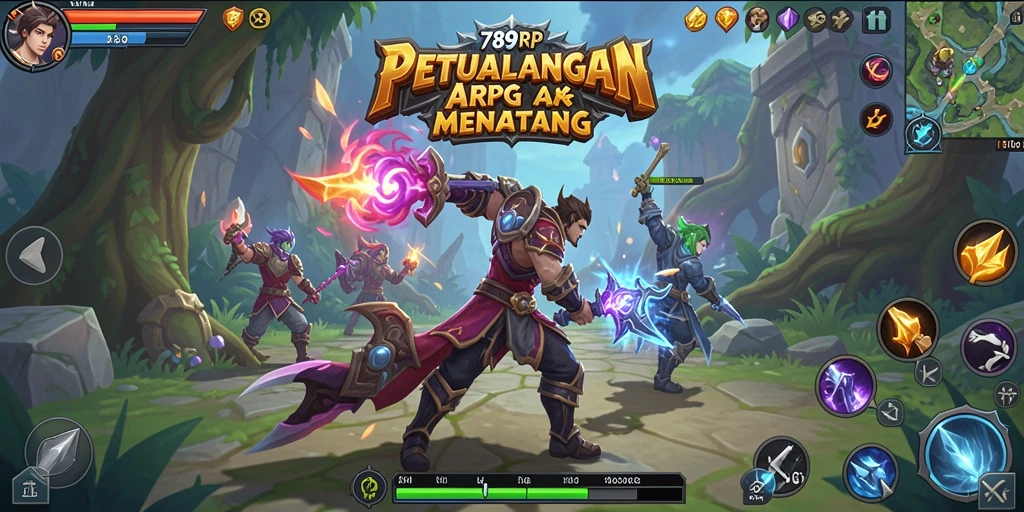 Gameplay seru dalam petualangan ARPG yang mendebarkan.