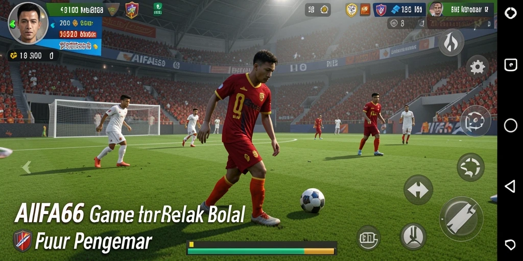 Tampilan menakjubkan dari gameplay sepak bola AIFA66.