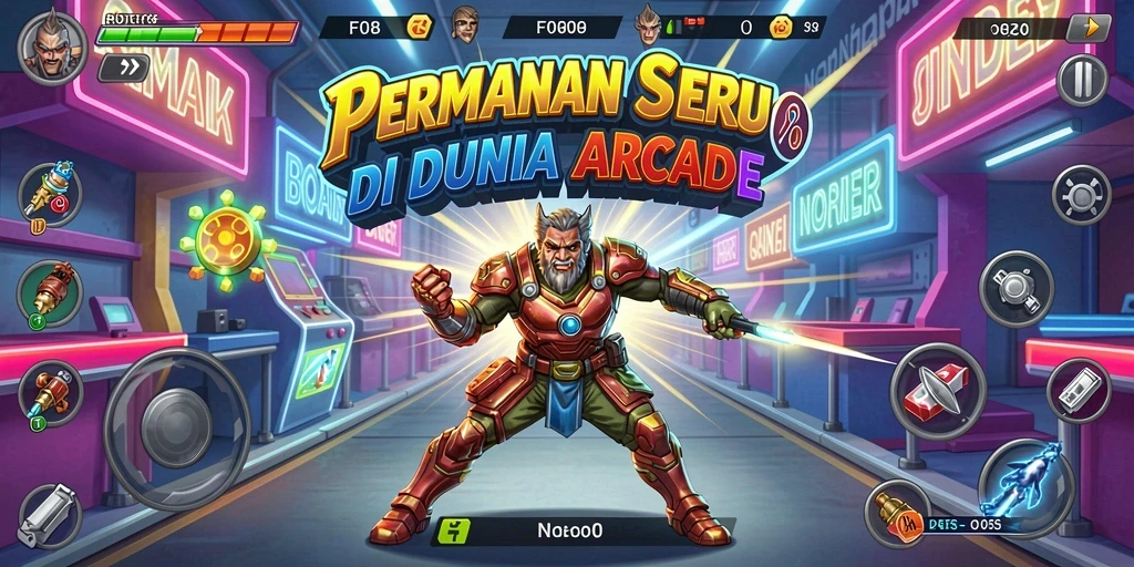 Tampilan menarik dari gameplay seru F08 yang penuh tantangan.