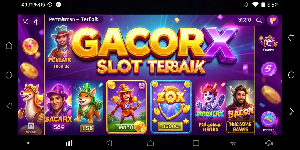 Screenshot gameplay GACORX yang menunjukkan keseruan bermain Slot.