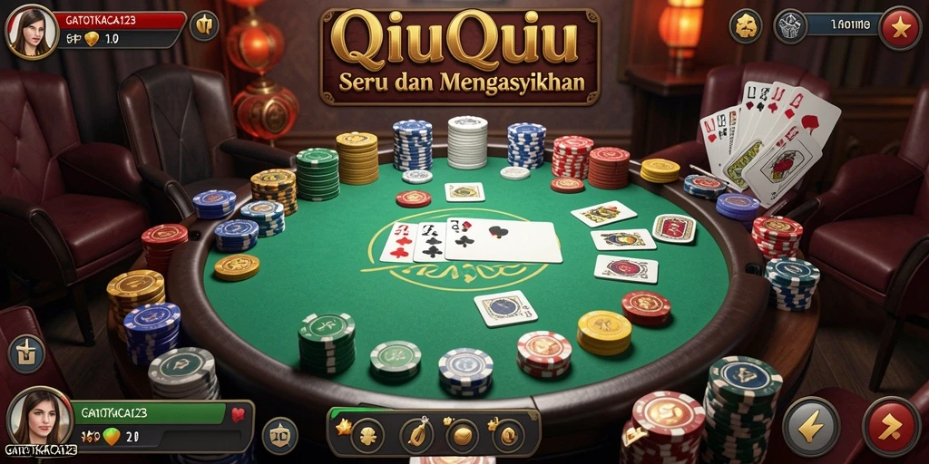 Tampilan gameplay QiuQiu di GATOTKACA123 yang seru.