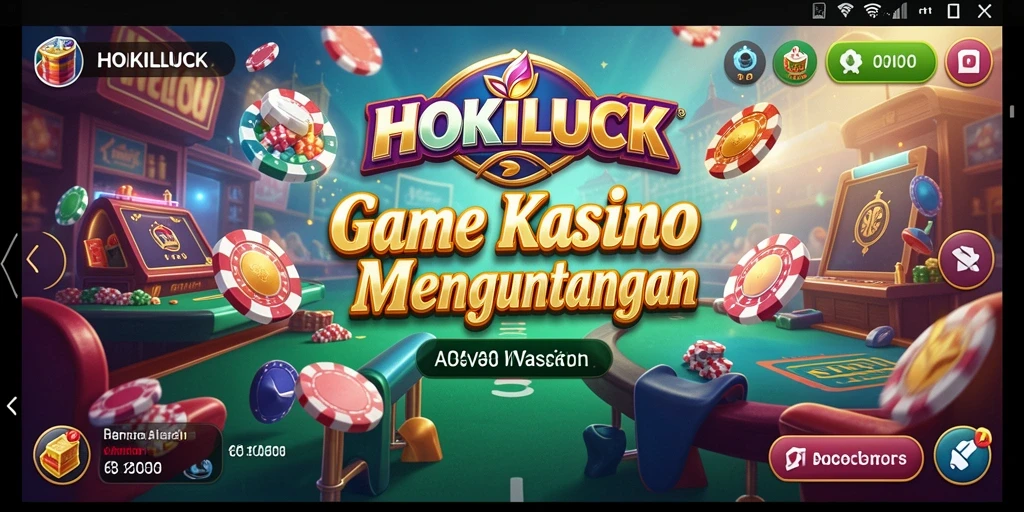 Screenshot HOKILUCK menampilkan gameplay menarik dari permainan Kasino.