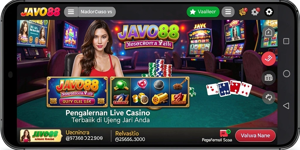 Screenshot gameplay Live Casino yang seru dan interaktif.