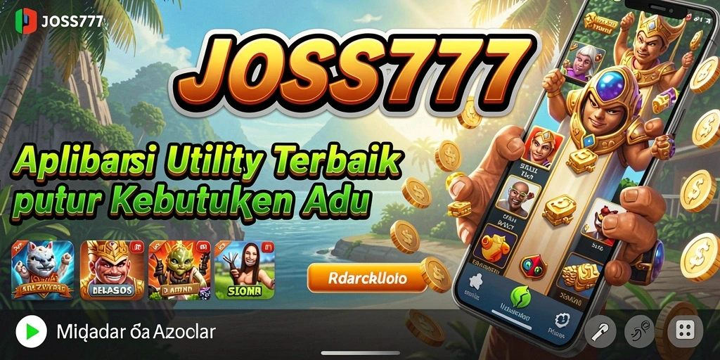 Tampilan utama JOSS777 dengan fitur dan antarmuka sederhana.