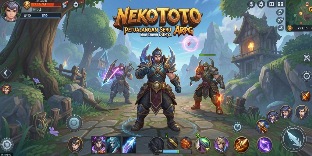 Gameplay seru NEKOTOTO dengan aksi mendebarkan dalam dunia ARPG.