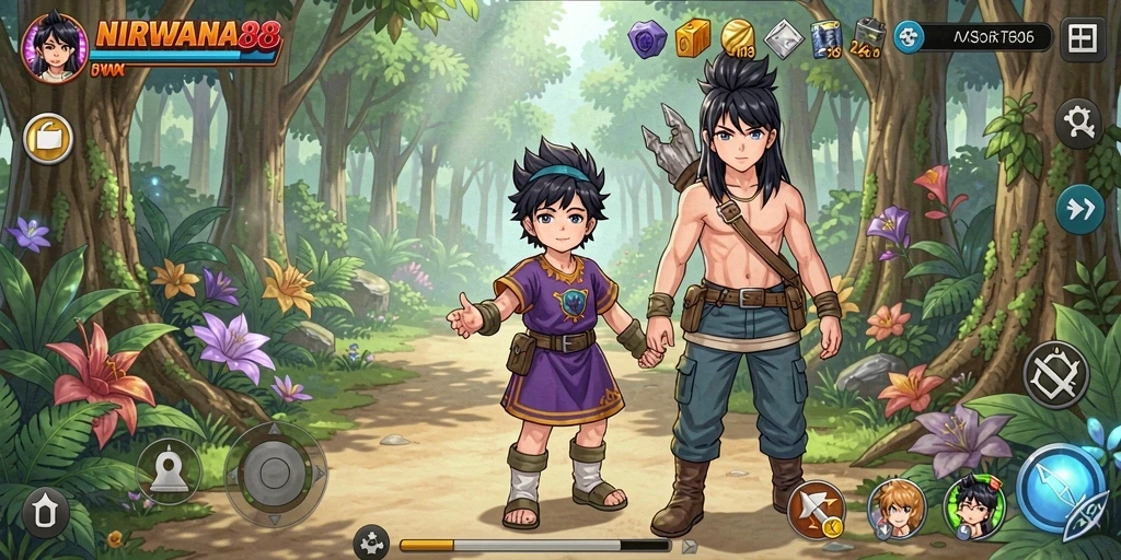 Tampilan menakjubkan dari gameplay NIRWANA88 yang penuh aksi.