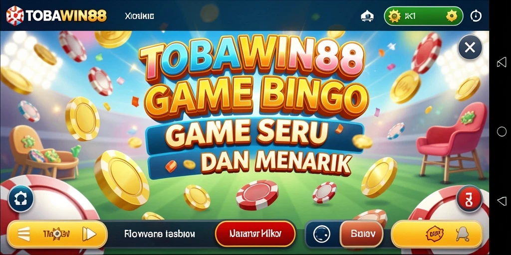 Screenshot TOBAWIN88 menampilkan gameplay Bingo yang menyenangkan.
