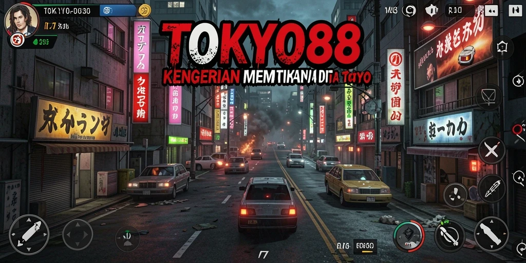Tangkapan layar menunjukkan suasana mencekam dari TOKYO88.
